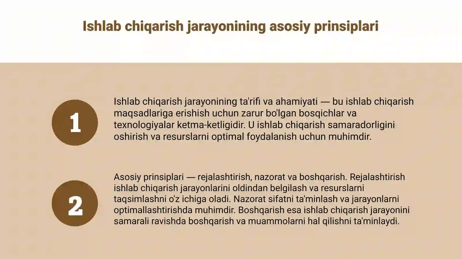 ishlab chiqarish va hodimlarni boshqarish 3