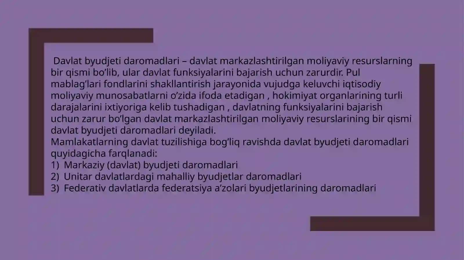 davlat byudjeti daromadlari 3