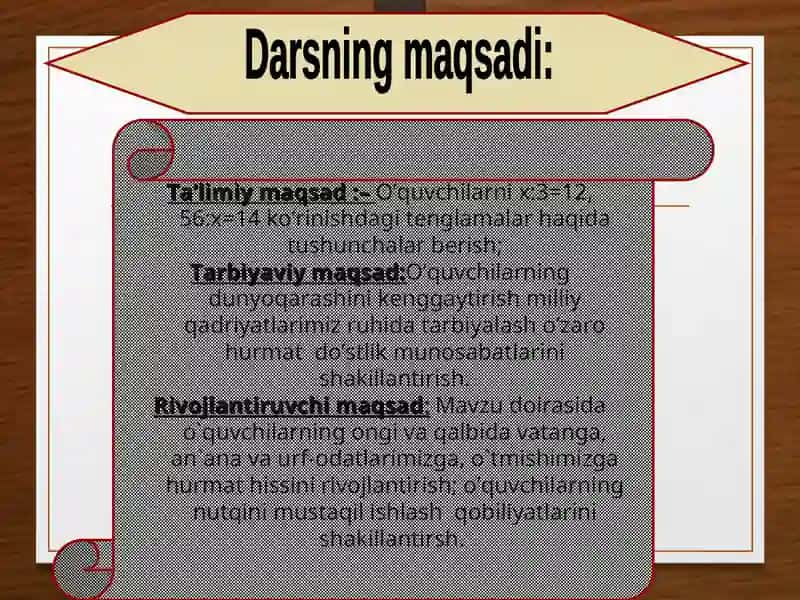 Matematika 3-SINF 3