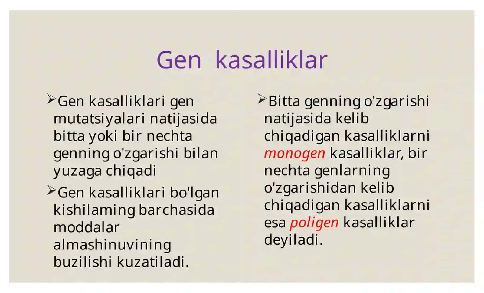gen kasalliklari 3