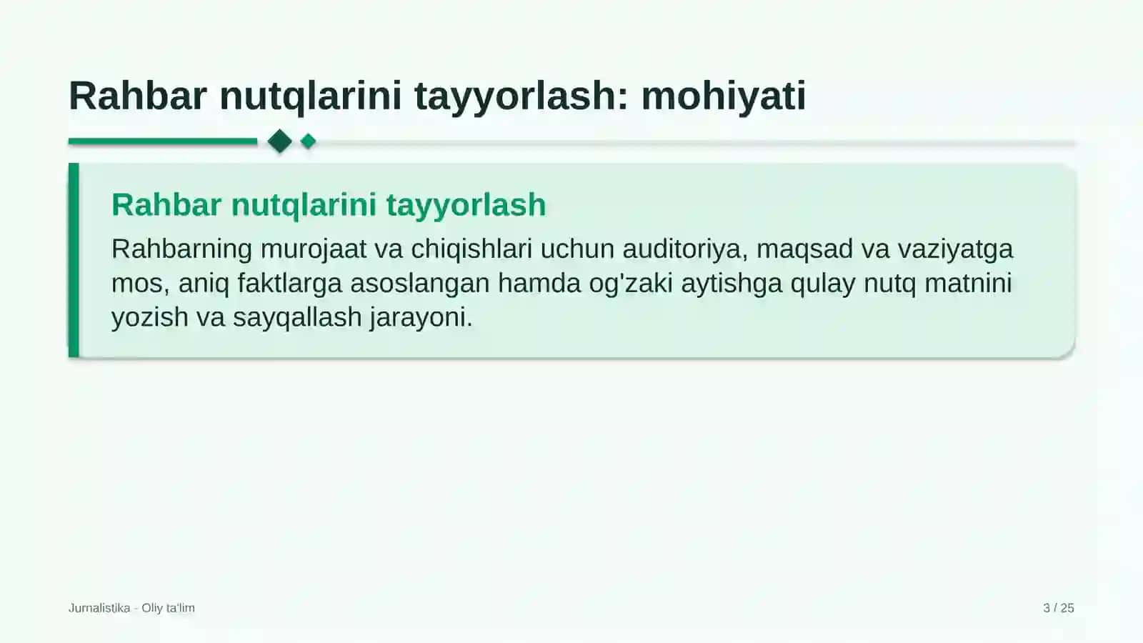 Elektronika do'konlarida rahbar nutqlarini tayyorlash 3