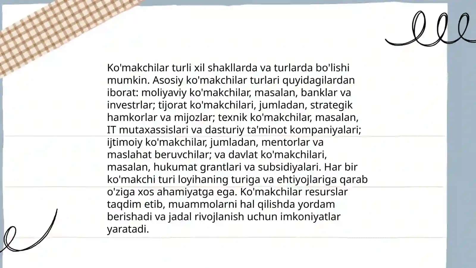 Ko'makchilar 3