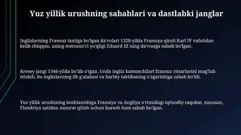 Yuz yillik urush 3