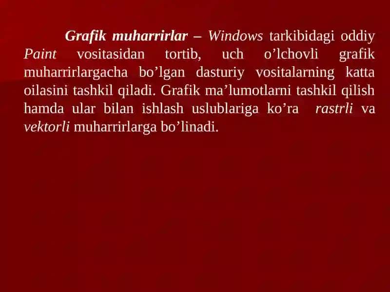 Grafik muharrirlar 3