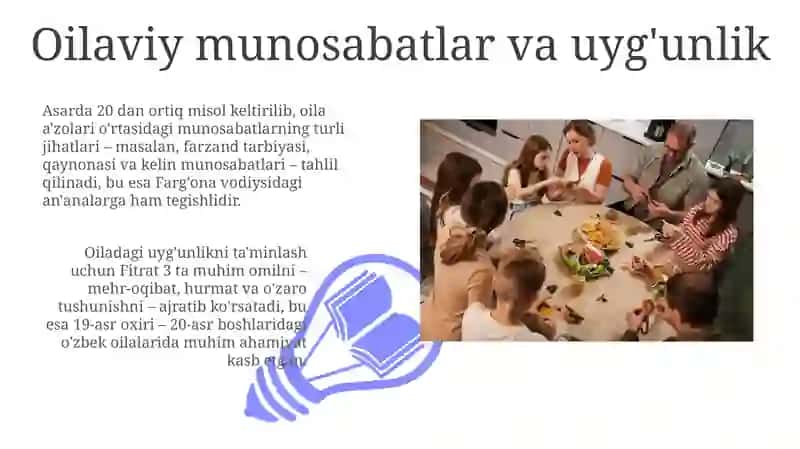 "Oila asari" 3
