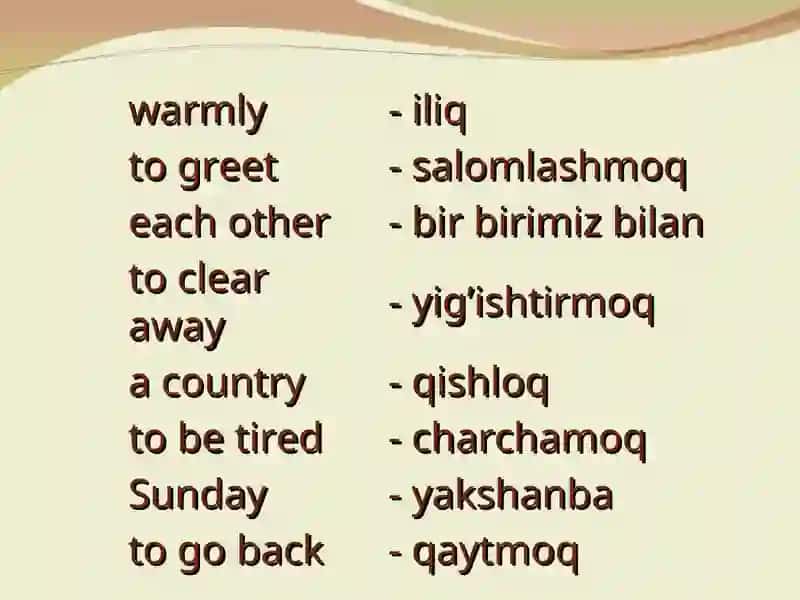 Vocabulary 3