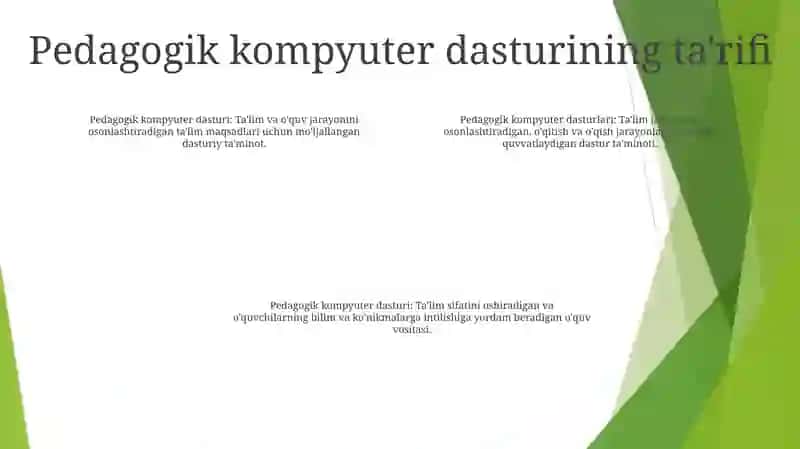 Pedagogik Kompyuter Dasturlani 3