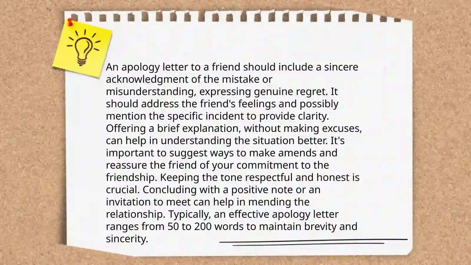 Apology Letter 3