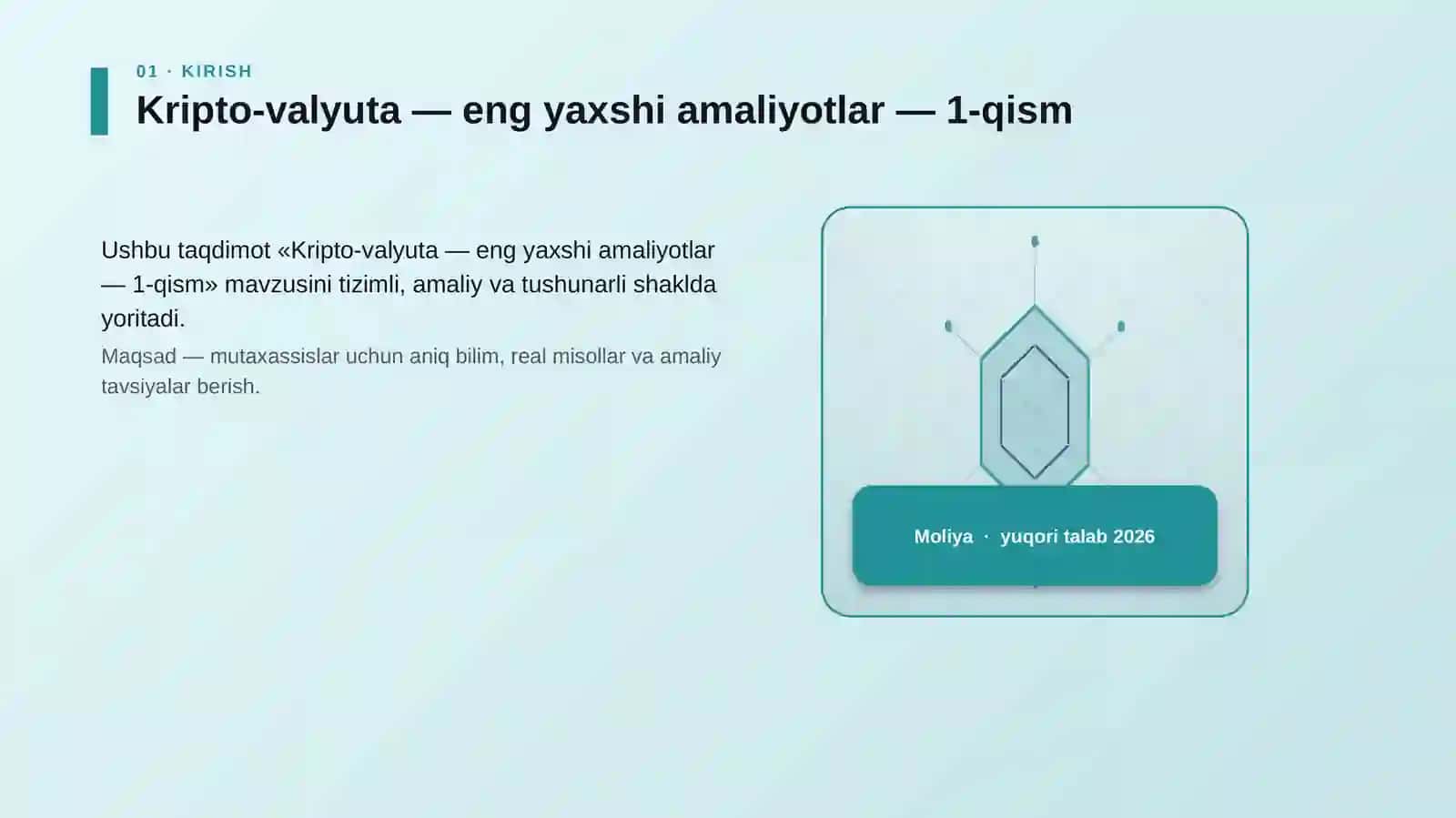 Kripto-valyuta — eng yaxshi amaliyotlar — 1-qism 3