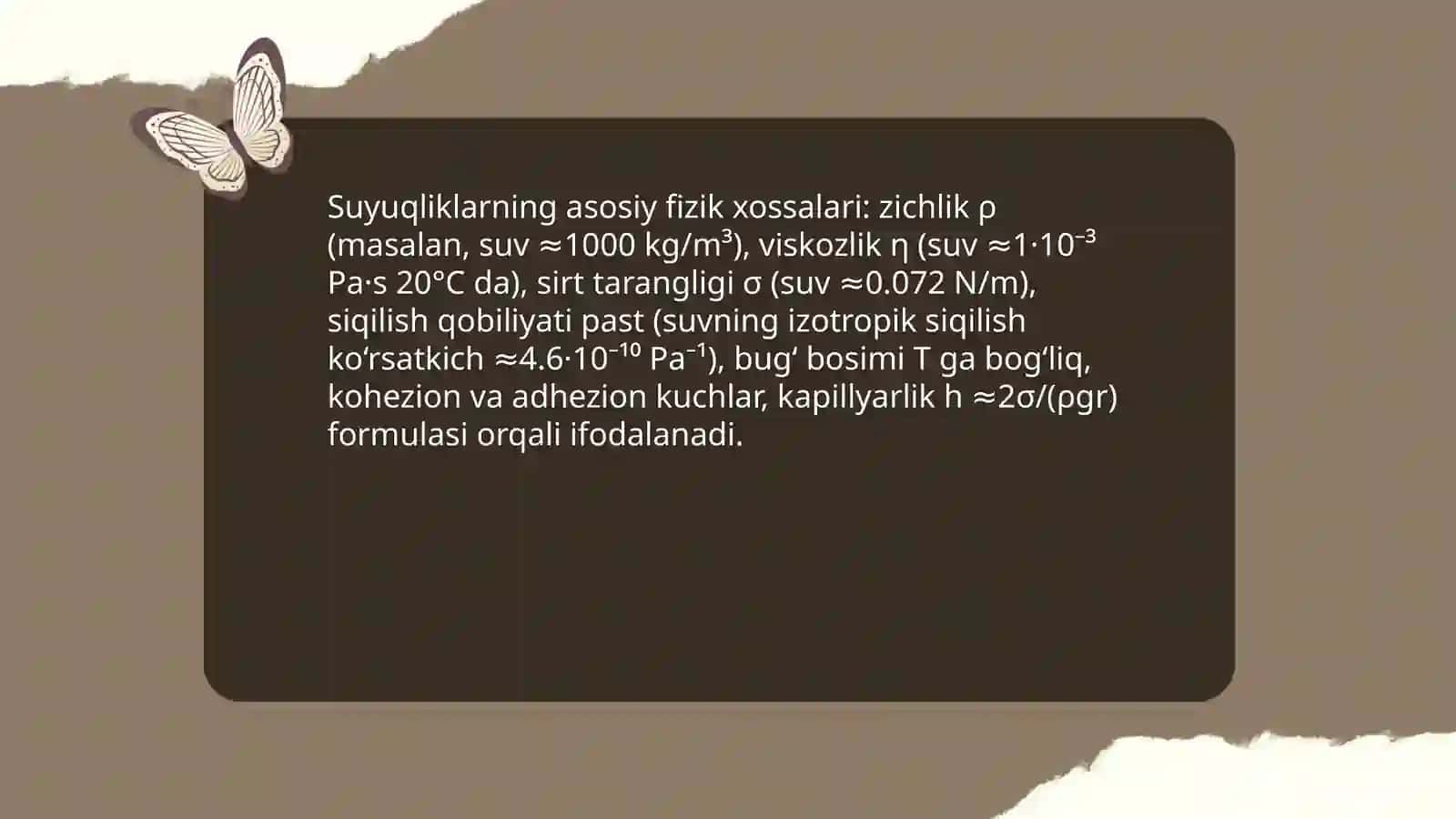 Suyuqlik mexanikasi elementlari 3