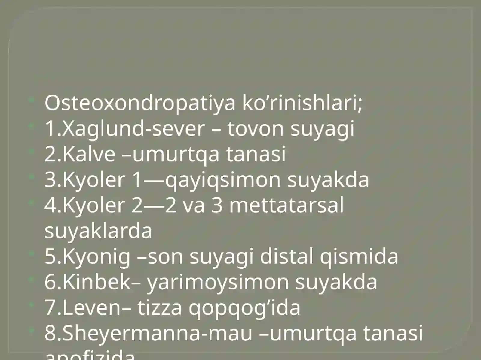 OSTEOXONDROPATIYA 3