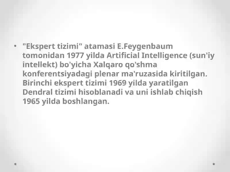 Ekspert tizimlari 3