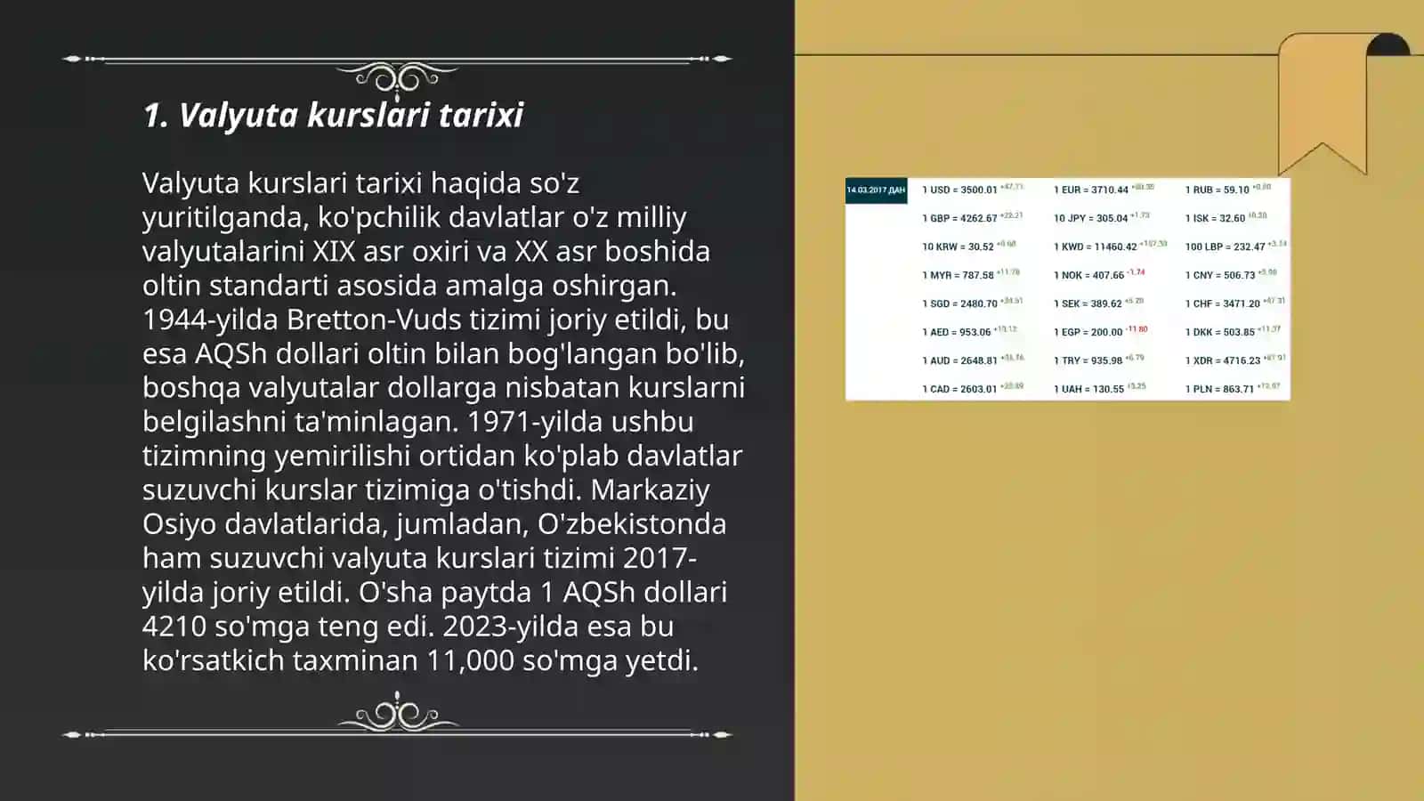 Valyuta kursi 3