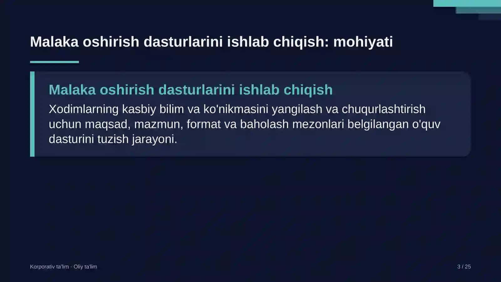 IT-ta'lim markazlarida kasbiy malaka oshirish dasturlarini ishlab chiqish 3