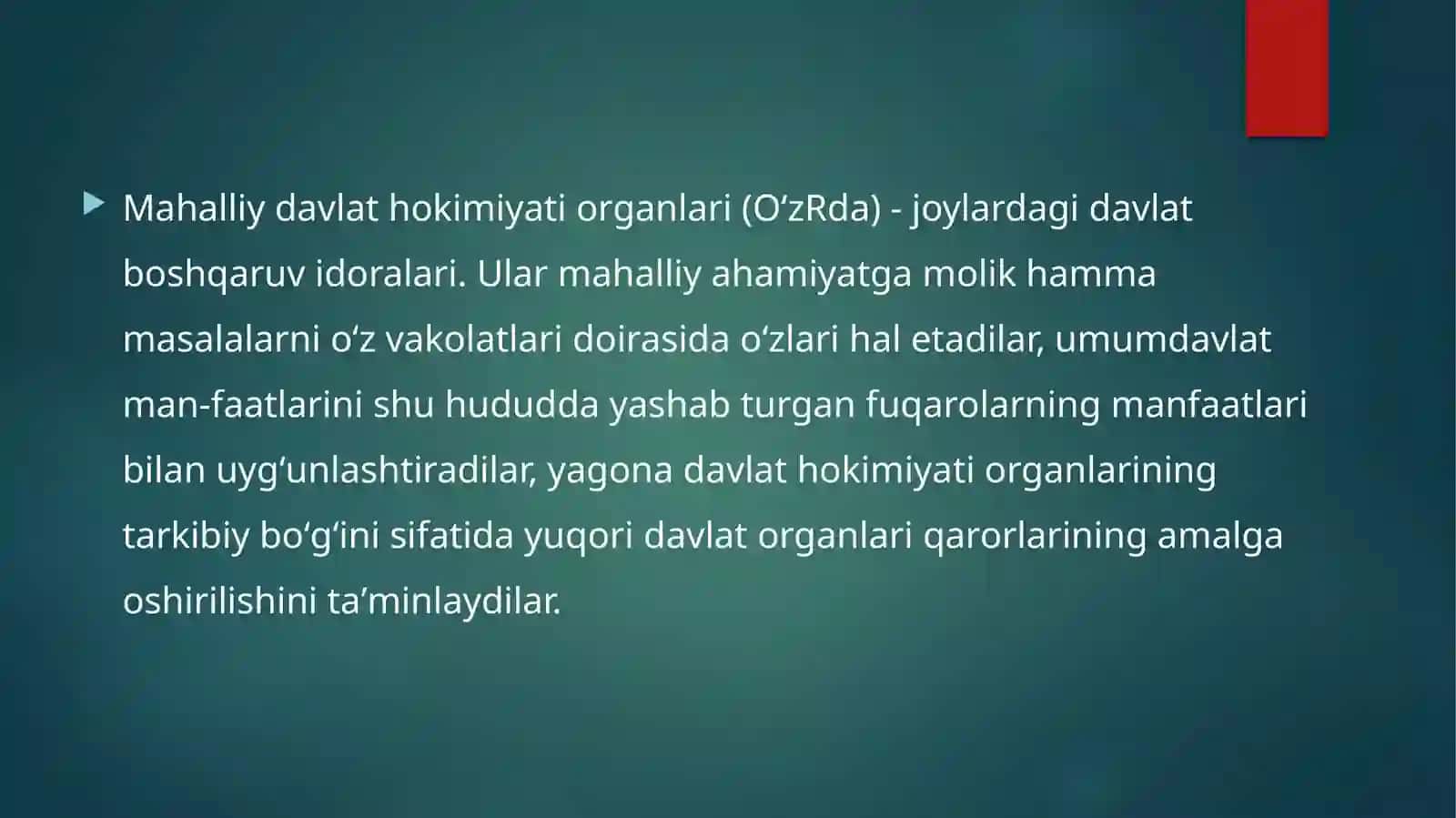Mahalliy davlat hokimiyati organlari tizimi va vazifasi 3