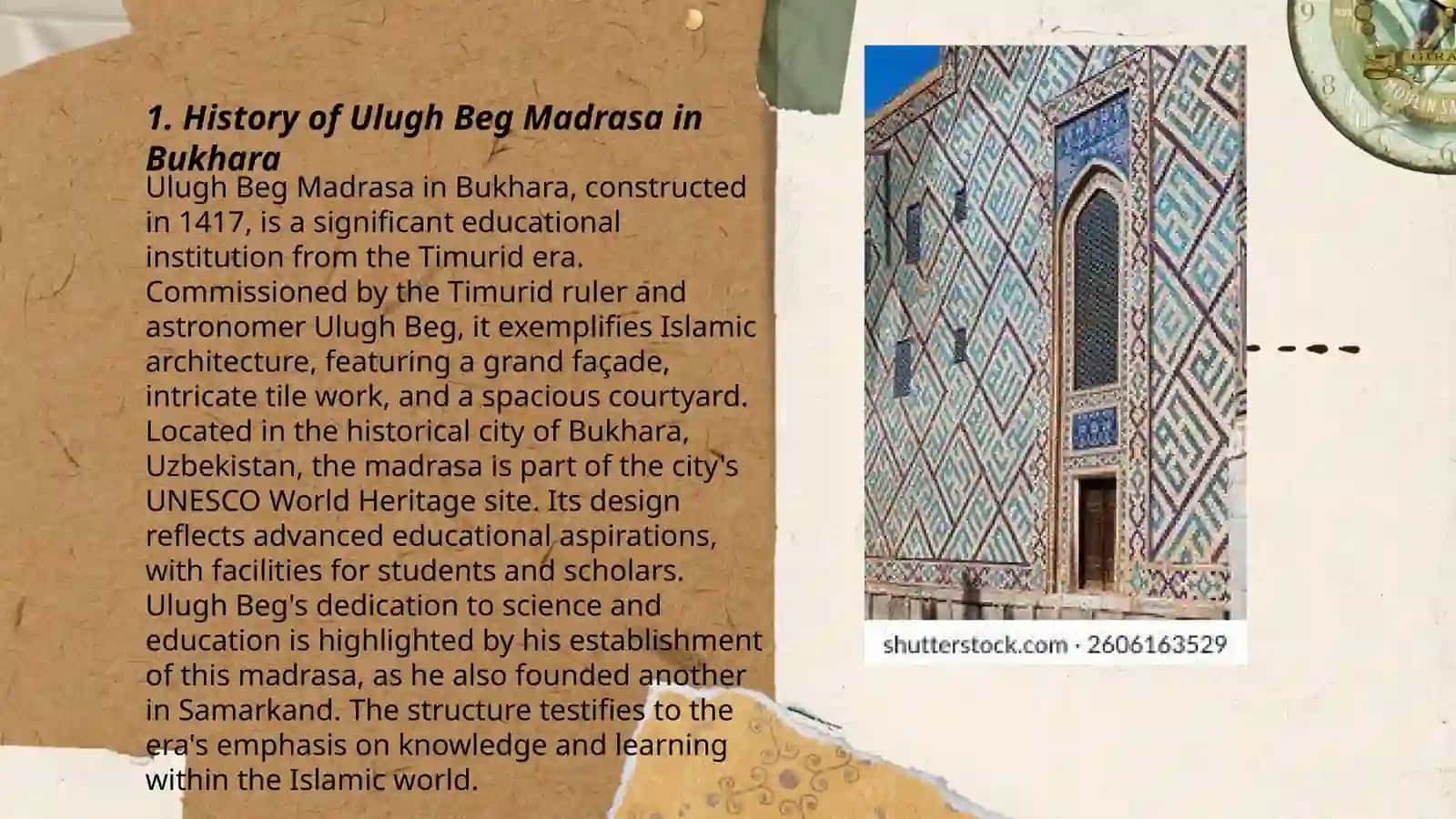 Ulug'bek madrasasi 3