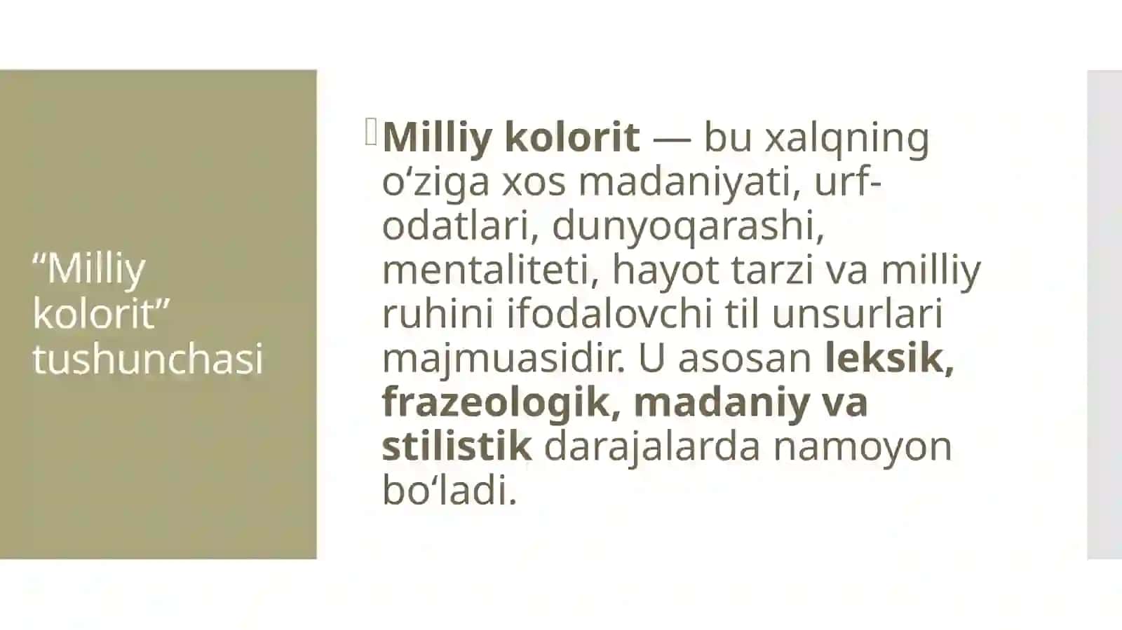 Milliykolorit 3