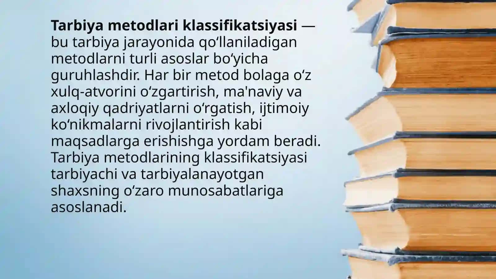 Tarbiya metodlari klassifikatsiyasi 3