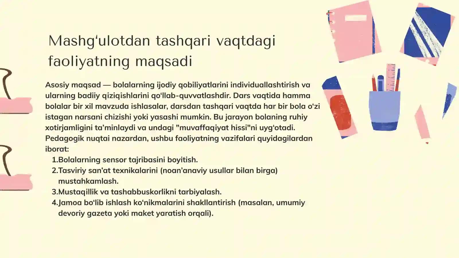 Tasviriy faoliyat va uning ahamiyati 3