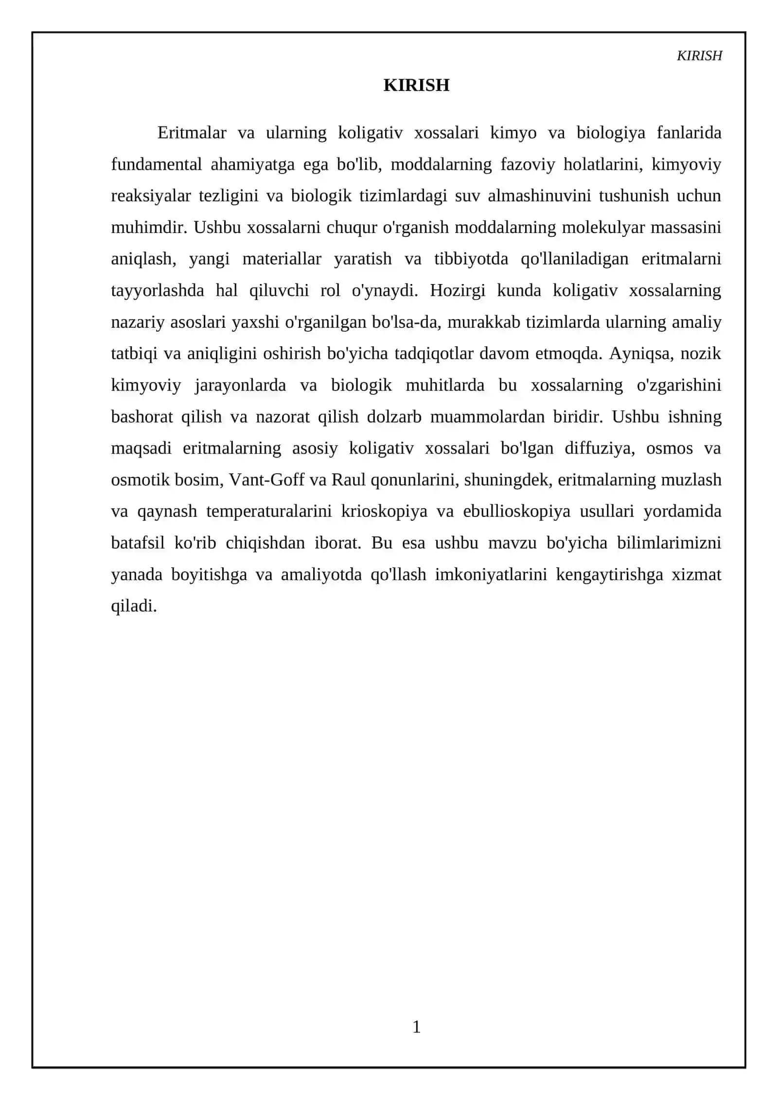 Eritmalarning Koligativ Xossalari 3