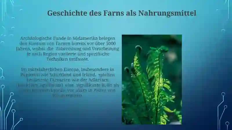 Farnverzehr: Eine globale Perspektive 3