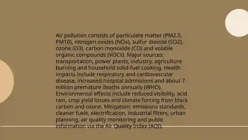 Environmental problem 3
