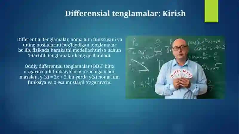 Differensial tenglamalar 3