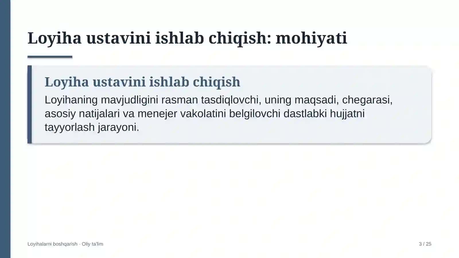Aviakompaniyalarda loyiha ustavini ishlab chiqish 3