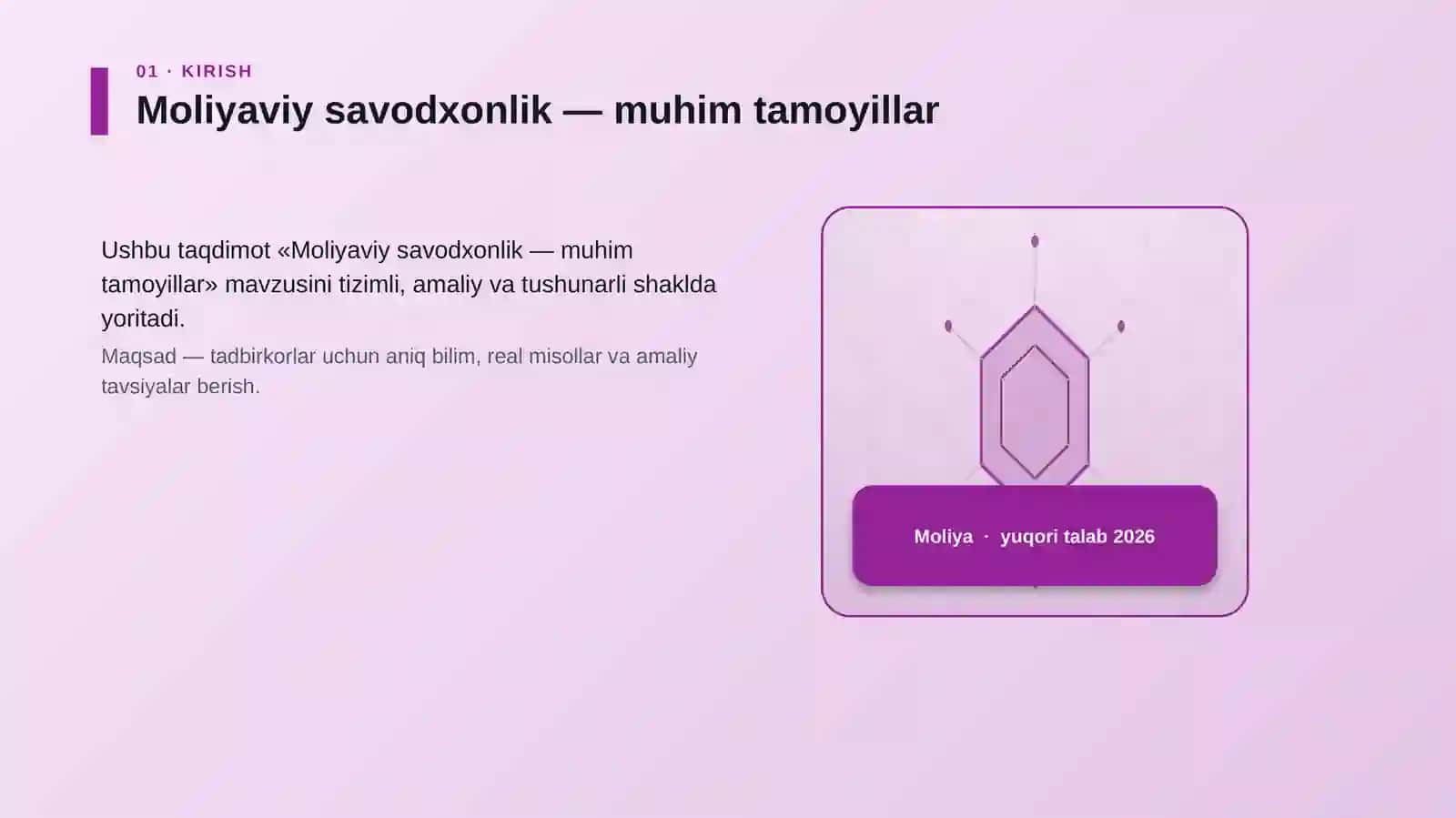 Moliyaviy savodxonlik — muhim tamoyillar 3
