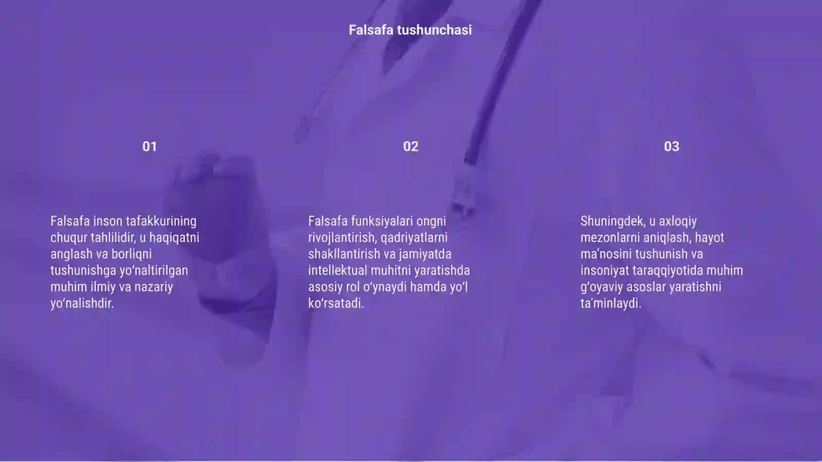 Falsafa funksiyalari 3