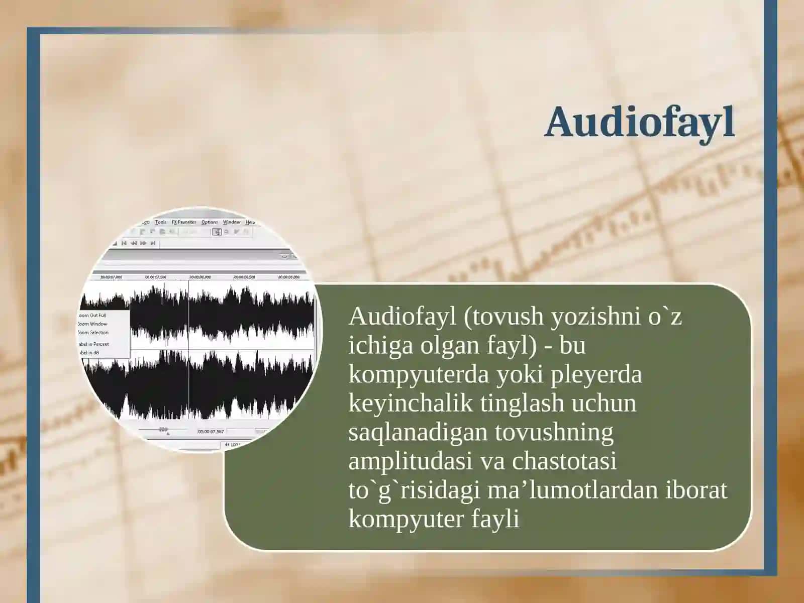 Raqamli audio formatlar 3