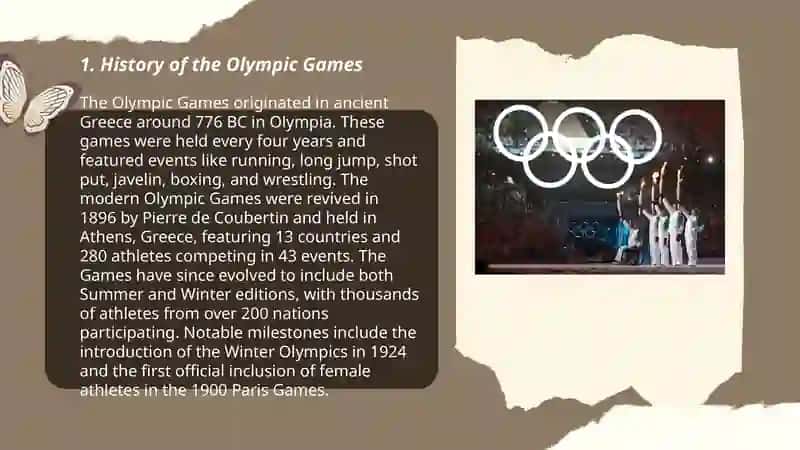 The Olympic games 3