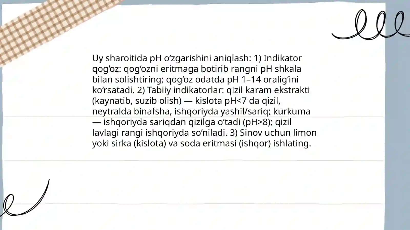 Kimyoviy reaksiyalarni aniqlash 3