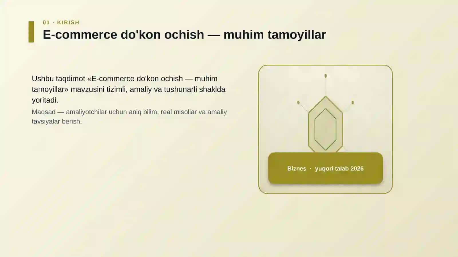 E-commerce do'kon ochish — muhim tamoyillar 3