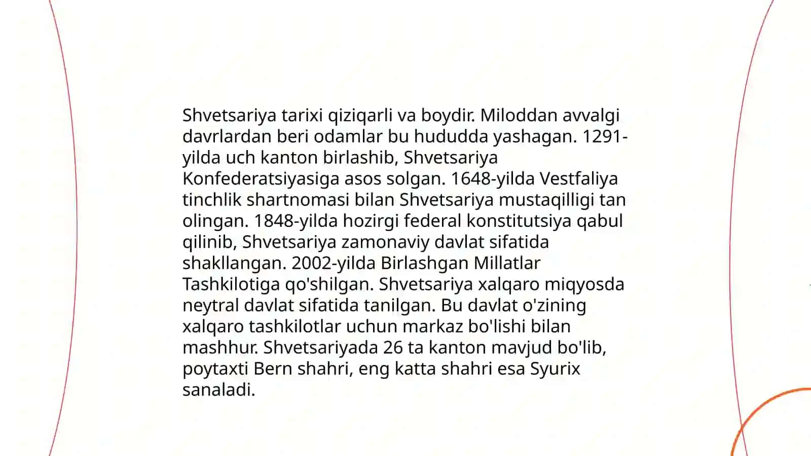 Shvetsariya tarixi 3