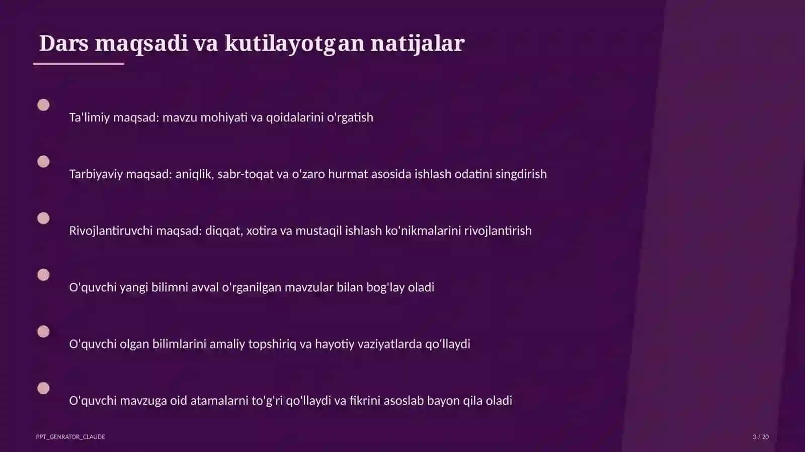 Dars materiallari tayyorlash 3
