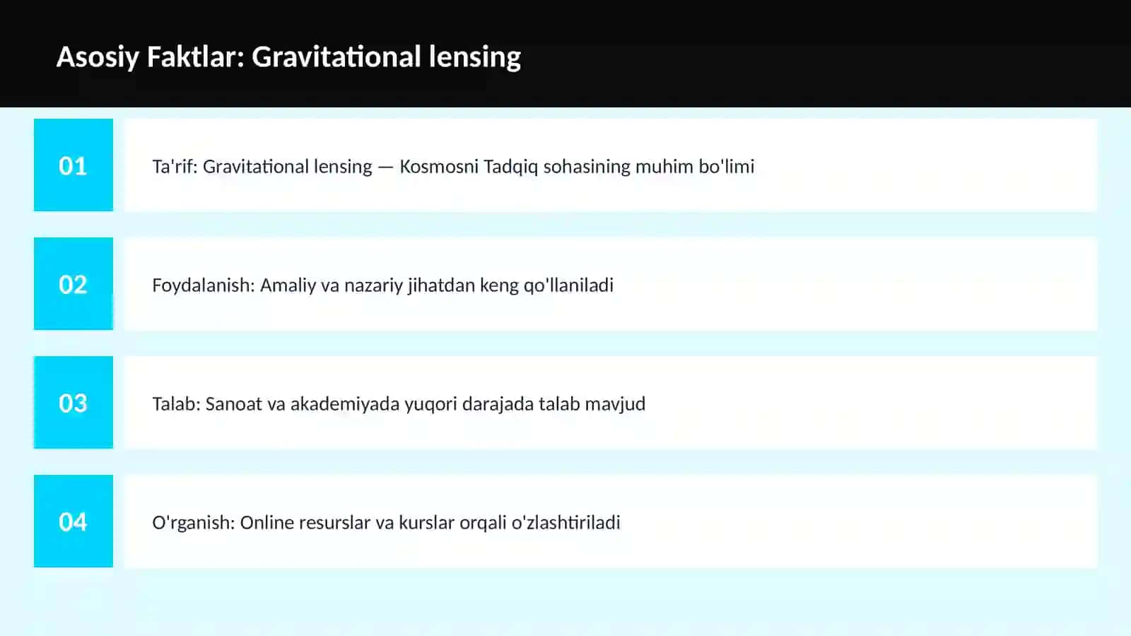 Gravitational lensing 3