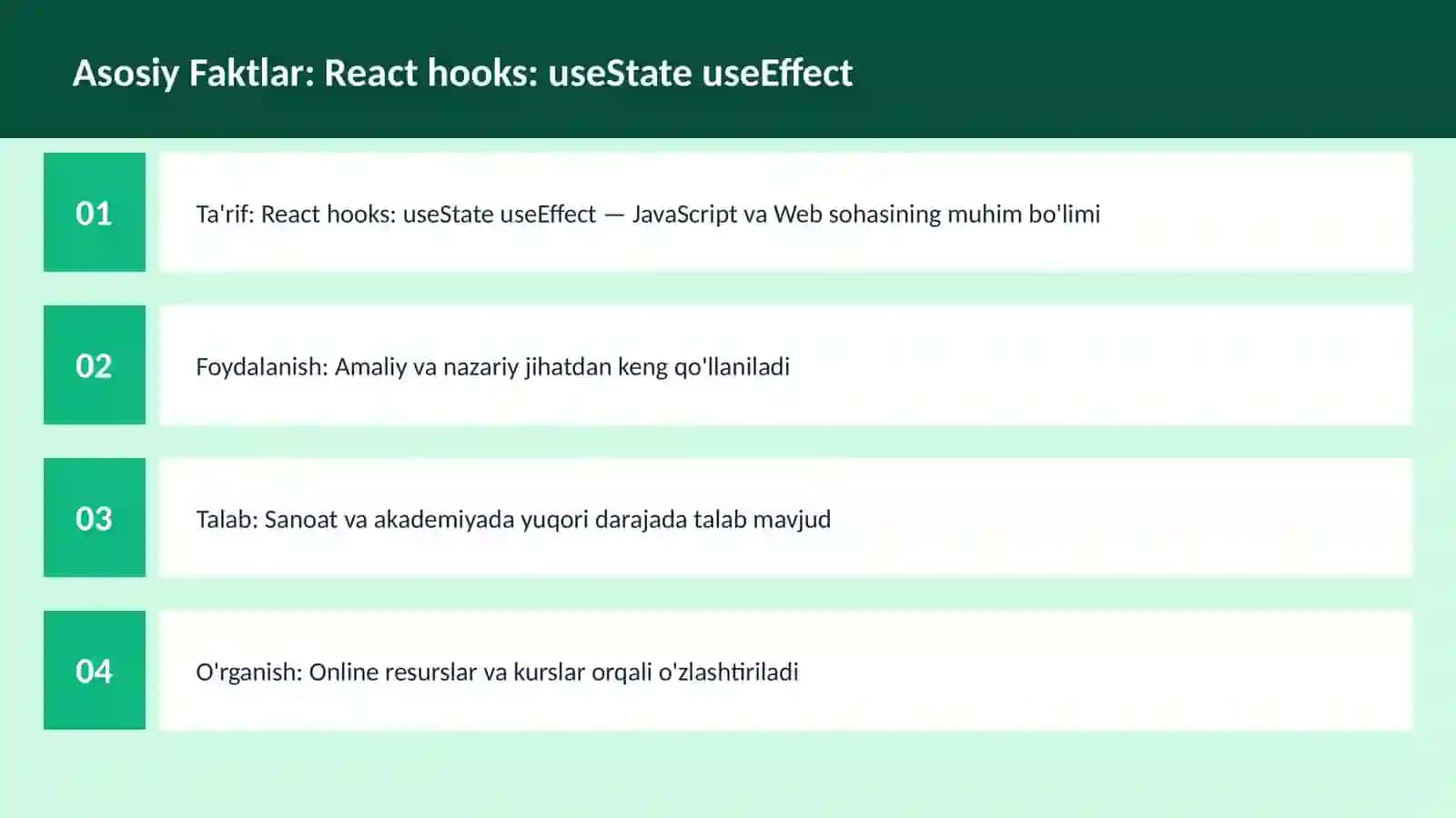 React hooks: useState useEffect 3