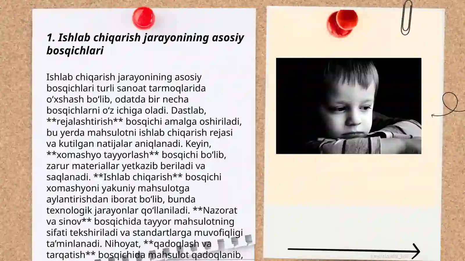 Ishlab chiqarish jarayoni va uning natijalari 3