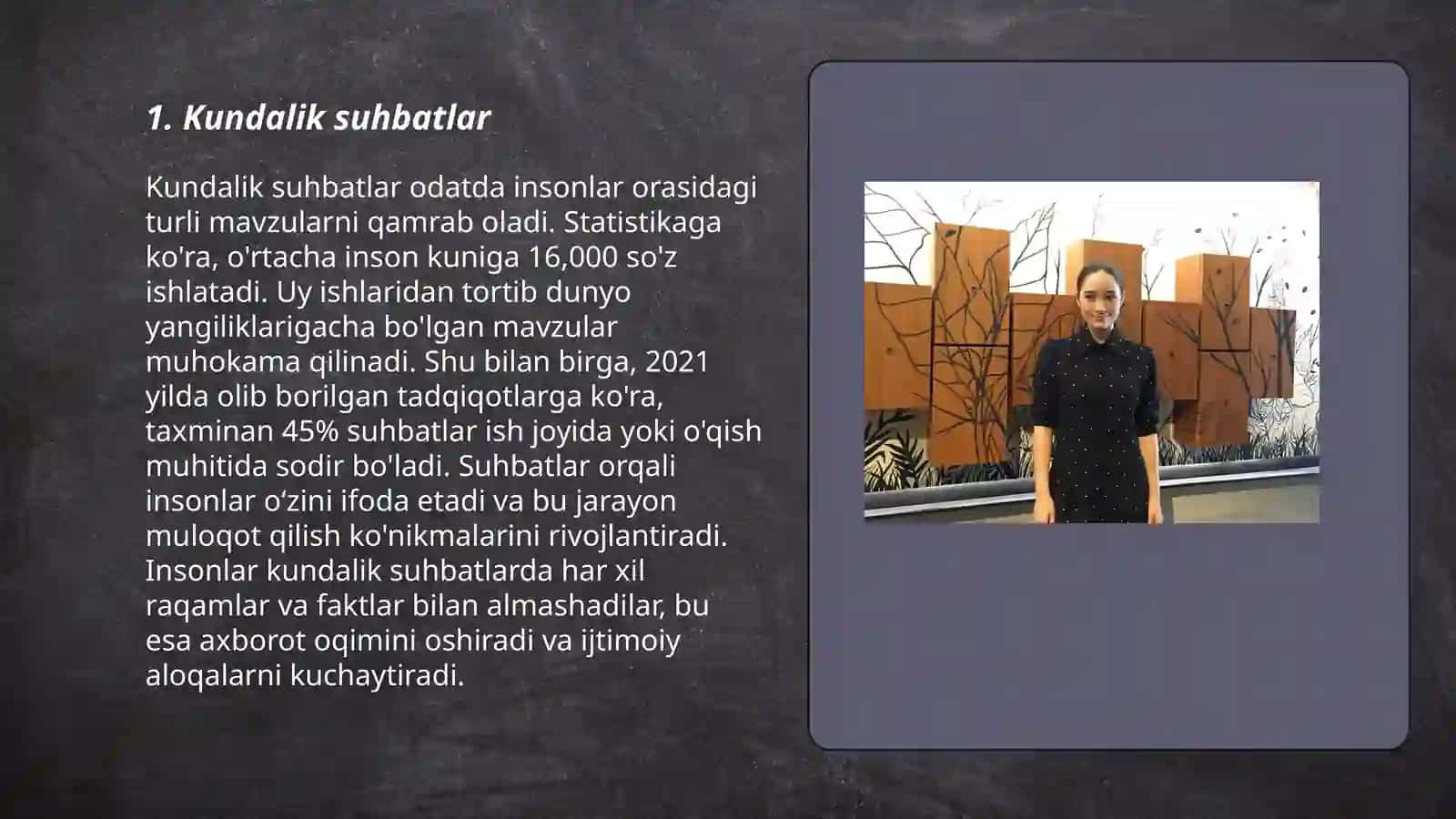 Kundalik suhbatlar 3