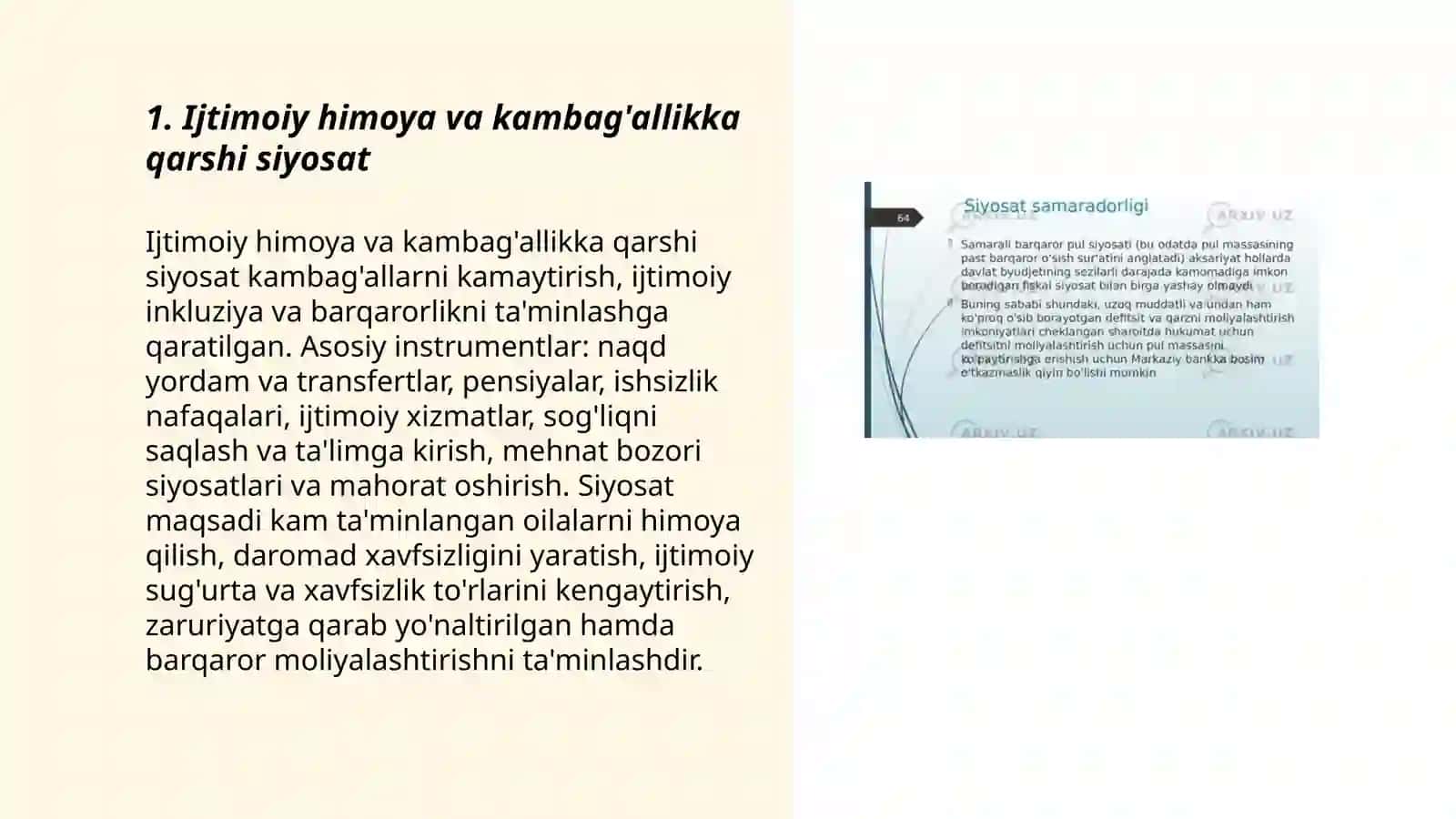 Ijtimoiy siyosat 3