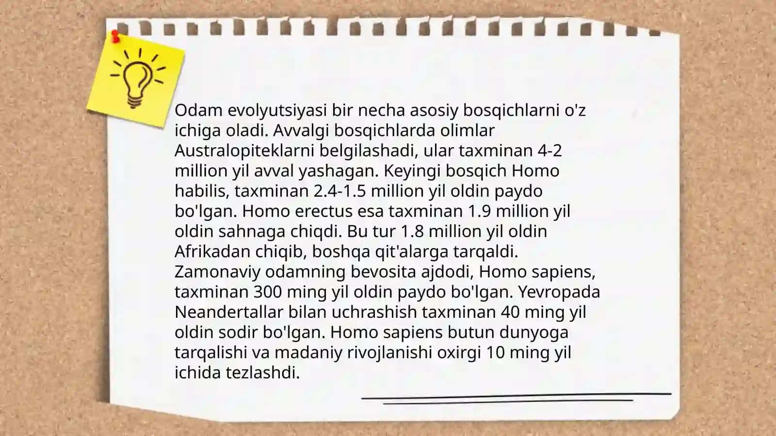 Odamlar evolutsiyasi, dastlabki odamlar 3
