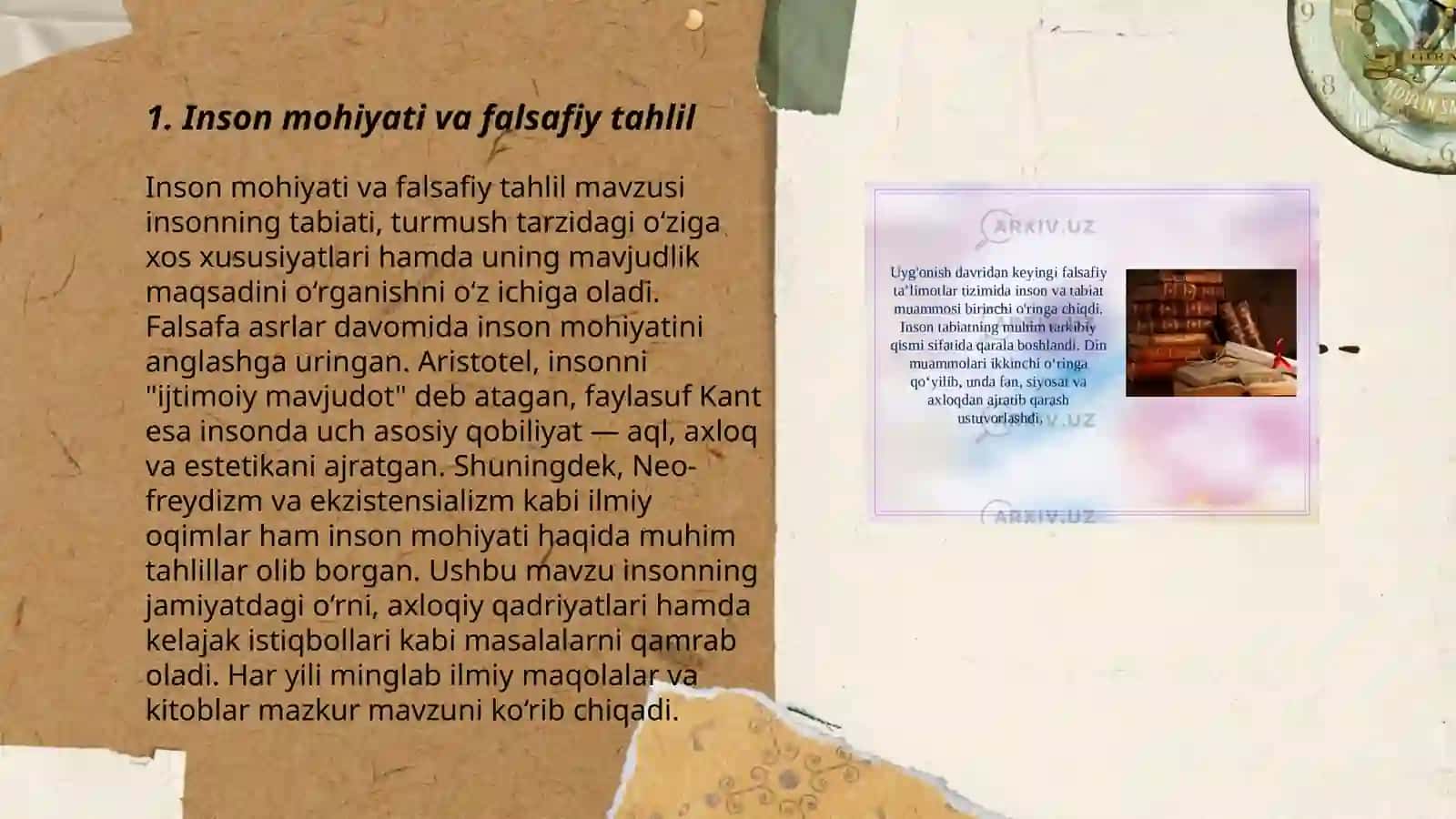 Inson Falsafasi 3