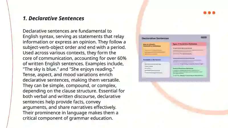 Types of sentences ( hukm turlari) 3