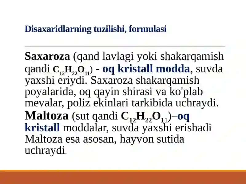 Disaxaridlar 3