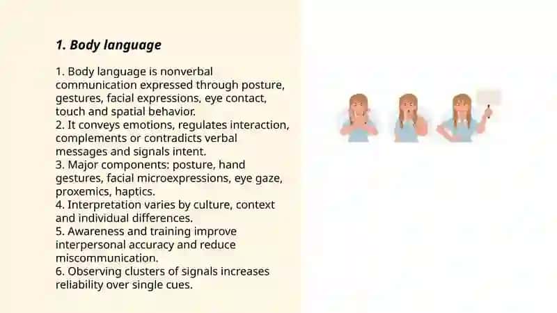 Behavior and gesture 3