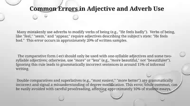 Adjectives and Adverbs 3