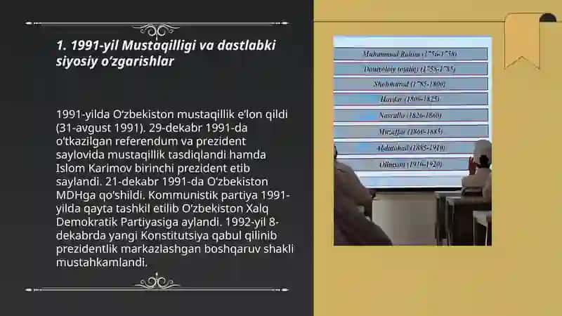 Oʻzbekistoning eng yangi tarixi 3