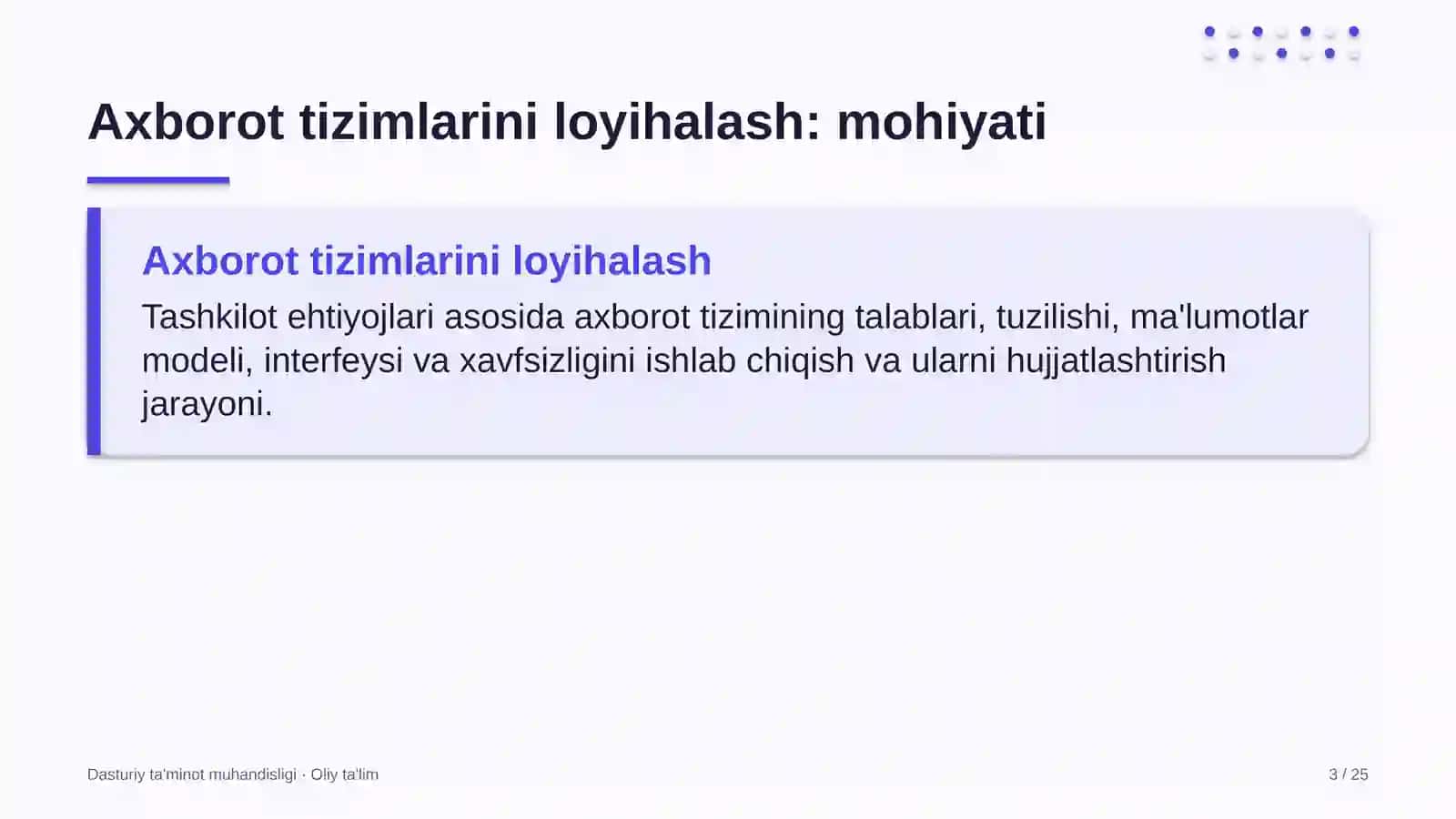 Asalarichilikda axborot tizimlarini loyihalash 3