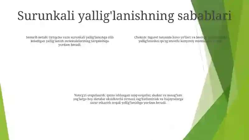 Surunkali YalligʻLanish 3